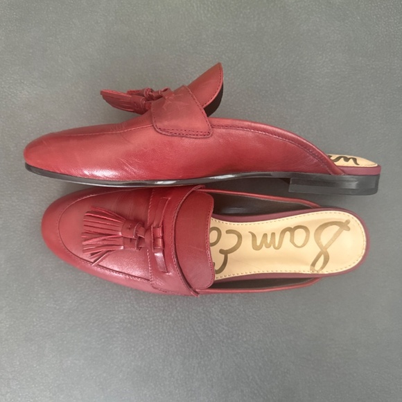 Sam Edelman Dark Red Leather Mule 6.5 - Picture 5 of 6